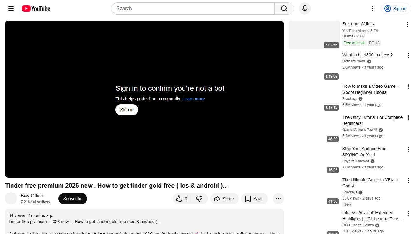 Tinder free premium 2026 new . How to get tinder gold free ( ios & android )... - YouTube